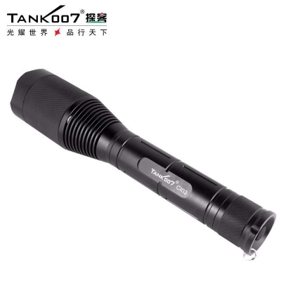 TANK007探客CI03大勻光伸縮調(diào)焦式手電投射、無干擾雜散光