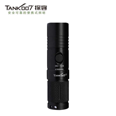 tank007探客HC126迷你Q5燈珠戶外便攜手電筒5檔遠射充電手電筒