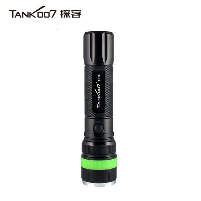 TANK007 TC18直充調(diào)焦遠(yuǎn)光手電筒360流明可充電戶外搜索手電